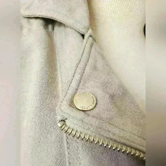 TOMMY HILFIGER faux suede moto jacket size medium - Picture 4 of 10